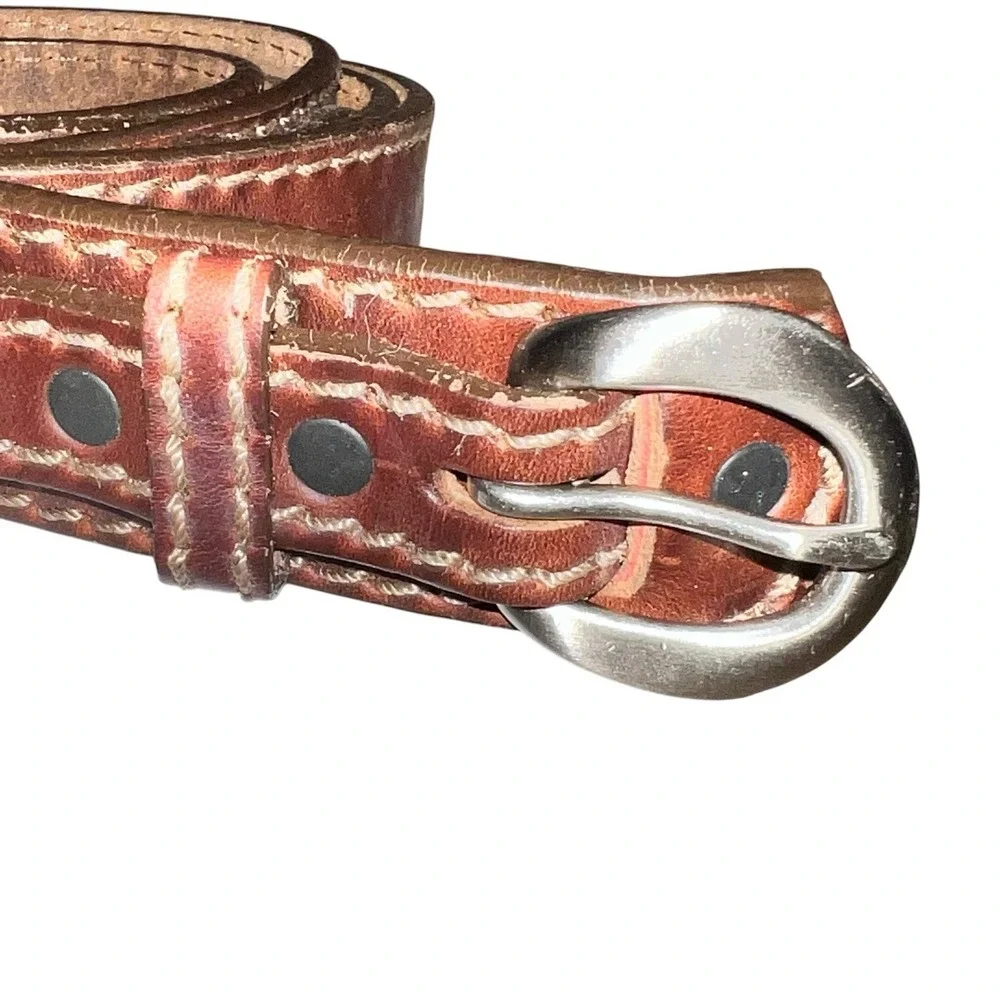 Duluth‎ Trading Co Ranger Work Belt Mens 90013 Brown Leather Size 48